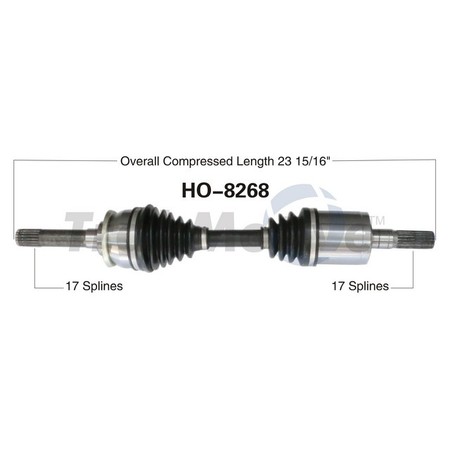 SURTRACK AXLE Cv Axle Shaft, Ho-8268 HO-8268